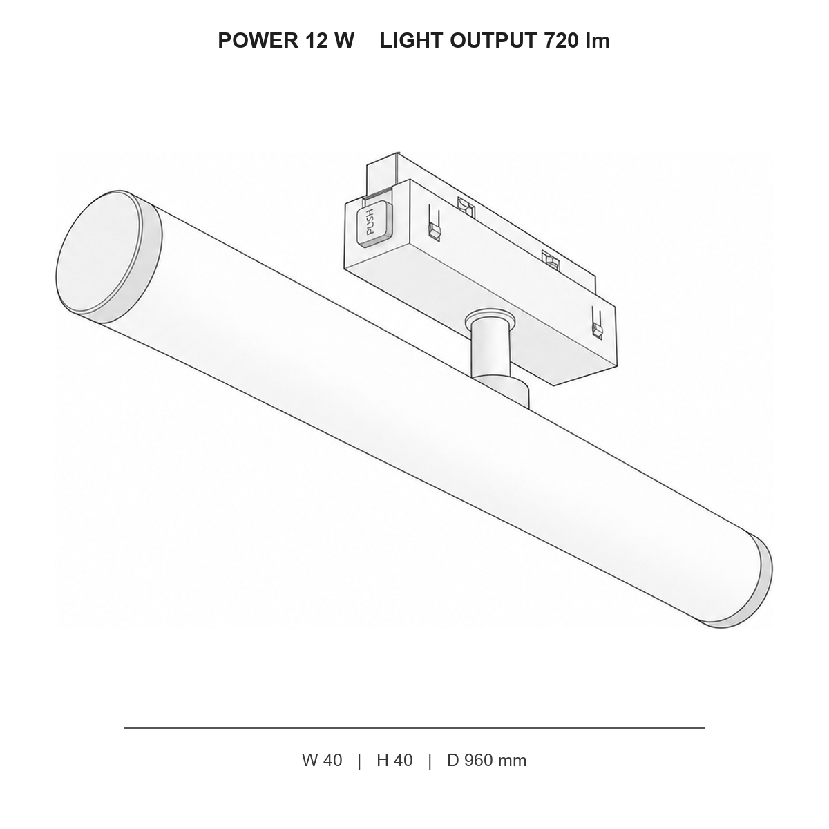 تیوب فلکسی مگنتو لارج technical dimensions