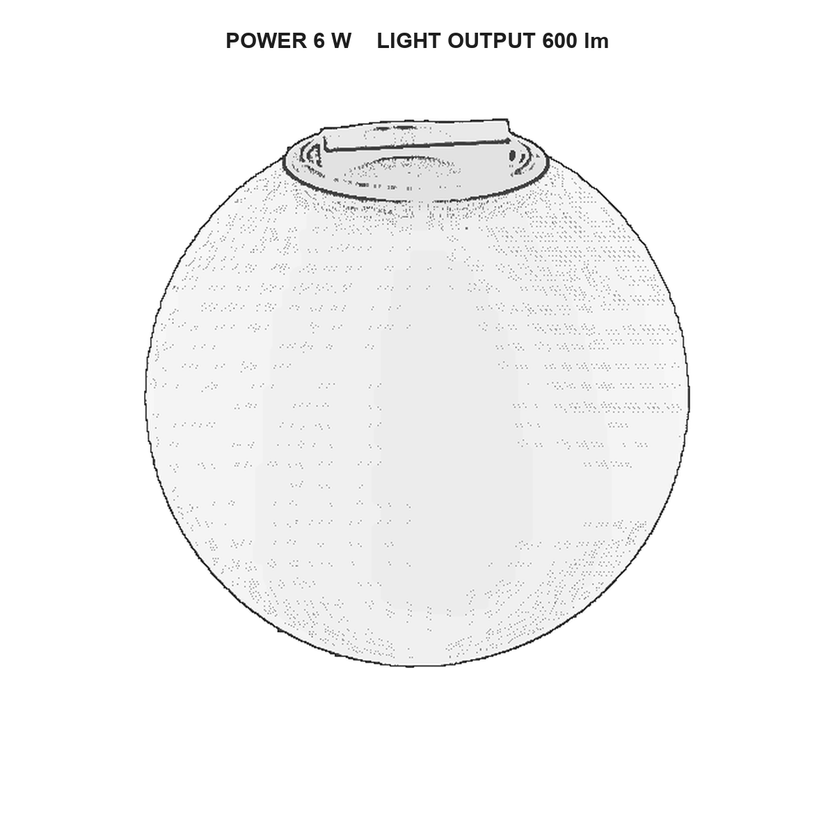 چراغ بلت اسپات مگنتو مون technical dimensions