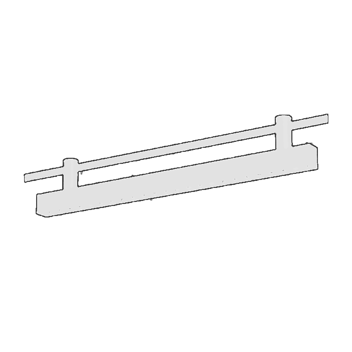چراغ خطی نقطه‌ای مگنتو فلکسی technical dimensions