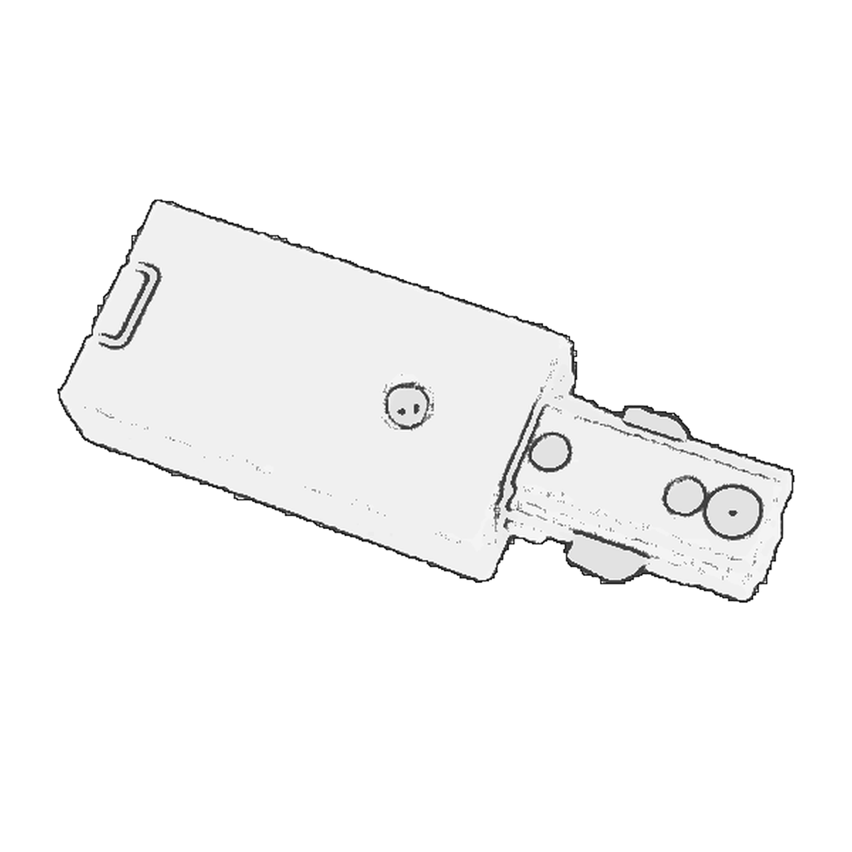 کانکتور تغذیه ریل تک‌فاز technical dimensions