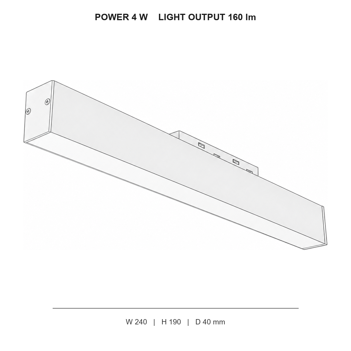 چراغ ریلی علائم اضطراری مگنتار اسمال technical dimensions